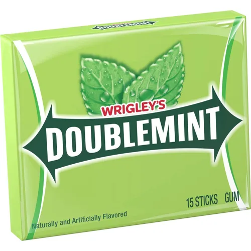 Vista 2 de Wrigley's Doublemint - Goma de mascar (15 unidades, 12 unidades)