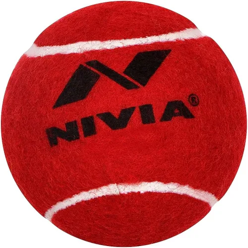 Vista 3 de Nivia Pelota de tenis pesada para críquet (paquete de 12)