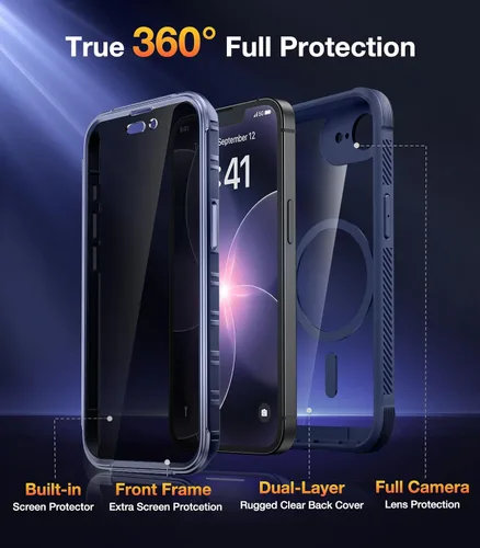 Vista 282 de DIACLARA - Funda transparente compatible con iPhone XR 6.1 pulgadas 2018