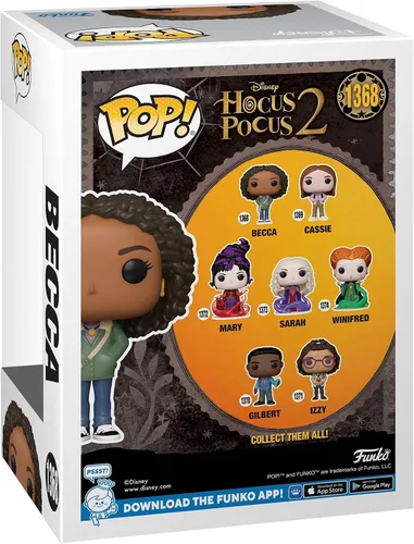 Vista 4 de Funko Pop! Disney: Disney Hocus Pocus 2- Becca con accesorios - Figura de vinilo coleccionable - Idea de regalo - Productos oficiales - para niños
