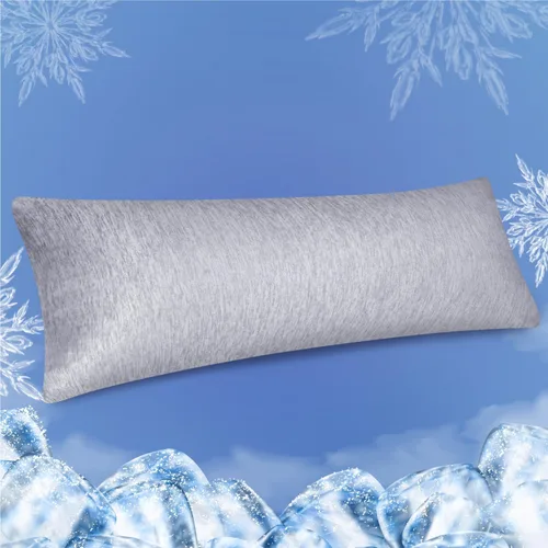 Vista 10 de Fittia Fundas de almohada refrescantes para personas que duermen con calor, paquete de 2 de tamaño estándar, fundas de almohada transpirables
