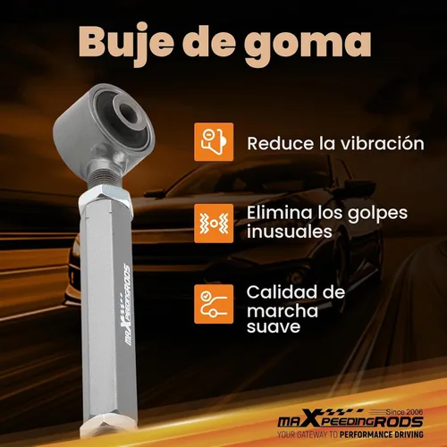 Vista 4 de maXpeedingrods Brazo de control superior trasero ajustable para Chrysler Sebring 07-10 Para Dodge Journey Avenger 2008-2010, 1 par de brazos