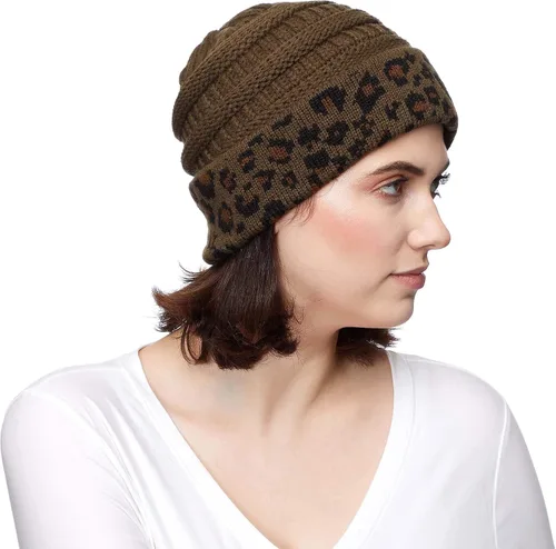 Vista 330 de C.C Trendy Warm Chunky Soft Stretch Cable Knit Beanie