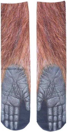 Vista 3 de Calcetines divertidos para regalo de Navidad para hombres, mujeres y adolescentes