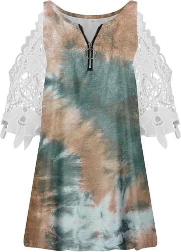 Vista 4 de Blouses for Women Dressy Casual 2023 Dressy 70s Beach Flowy Casual Outfits Casual Tops T-Shirts Blouses
