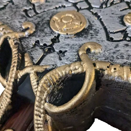 Vista 3 de Blazing S. GOW Fantasy Foam Prop para disfraz y cosplay