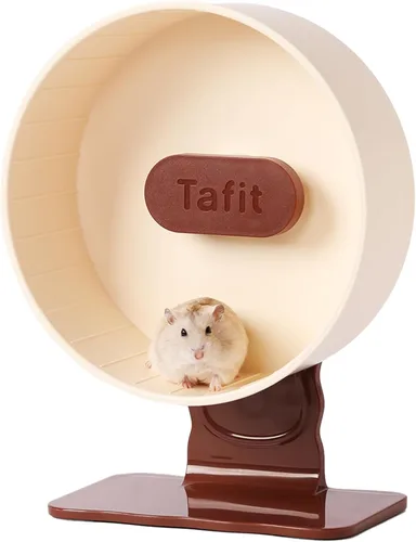 Vista 19 de Rueda de ejercicio para hámster súper silenciosa de Tafit – 8.66 pulgadas Verde aguacate