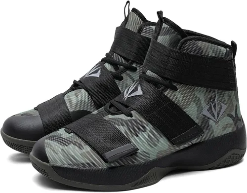 Vista 3 de MAUGELY Zapatos de baloncesto transpirables para hombres y mujeres, para estudiantes, deportes, uso casual, al aire libre, antideslizantes