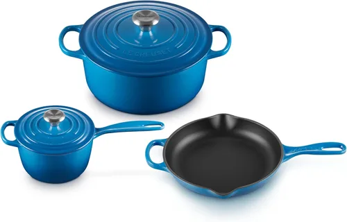 Vista 21 de Le Creuset Juego de utensilios de cocina de hierro fundido esmaltado, 5 piezas, Artichaut