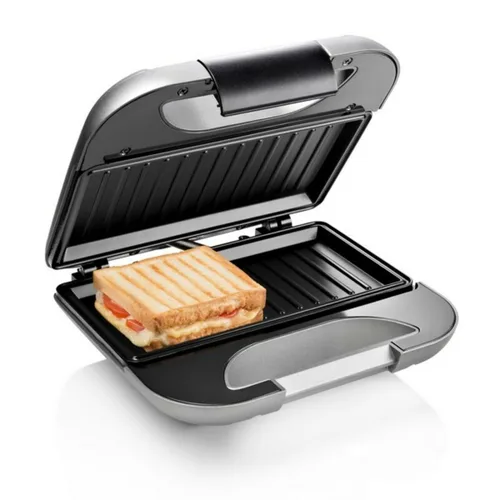 Vista 2 de Sandwichera Grill Princess 01.127003.01.001 Negro Plateado 750 W