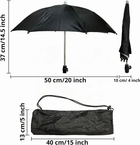Vista 4 de Paraguas para zapatos calientes, protege la cámara de la lluvia, pájaro, luz solar, nieve