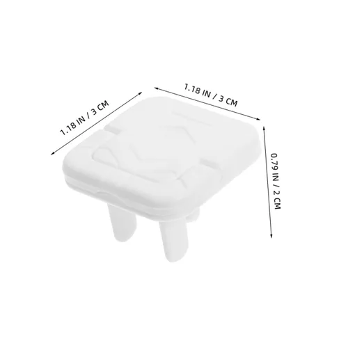 Vista 2 de DECHOUS 15pcs Childproof Electric Outlet Covers Style Material Safety Socket Plugs for Protection Easy to Install Fit Protectors