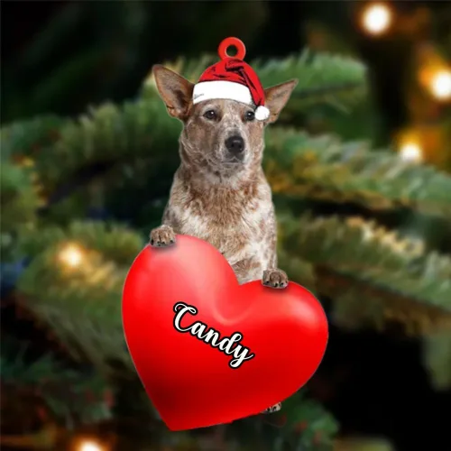 Vista 108 de Adornos de Navidad personalizados para perros, nombre personalizado, adorno de Malamute de Alaska, adornos acrílicos, regalos de Navidad, amantes