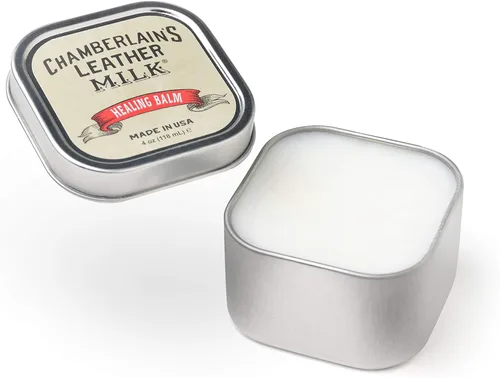 Vista 2 de Leather Milk Bálsamo reparador, acondicionador profundo para cuero. Repara cuero seco, agrietado y rayado. Natural, no tóxico. Fabricado en EE. UU.