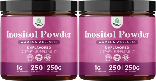 Vista 10 de Polvo de mio-inositol y D-Chiro Inositol Premium - Suplemento de apoyo de fertilidad con mio-inositol - Restaura el equilibrio y la claridad
