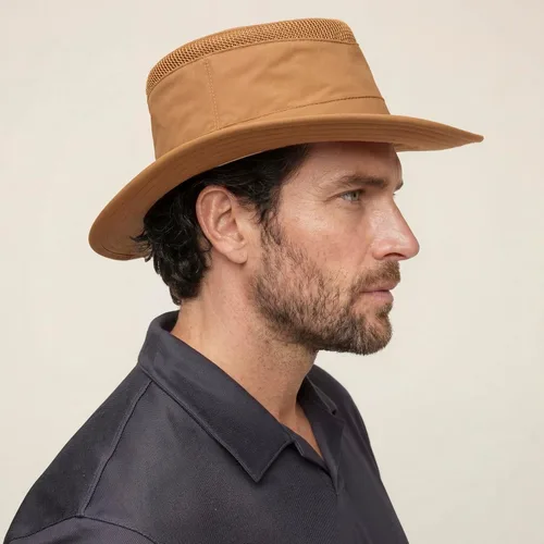 Vista 4 de Tilley LTM5 Airflo Slim Sun Hat, Toffee, 7 7/8