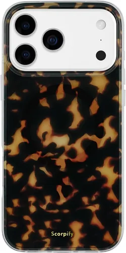 Vista 39 de SCORPIFY - Funda para iPhone 17 Pro Max Leopardo negro transparente LP-Negro Transparente Leopardo