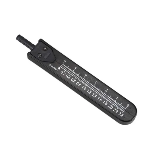 Vista 7 de calibrador ECG EKG negro, regla para redacción de divisor de electrocardiograma Calibre de ECG de acero inoxidable para una medición precisa