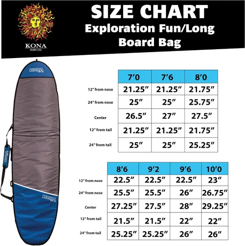 Vista 2 de Bolsa de tabla de surf de exploración ideal para viajar con tu tabla de surf.