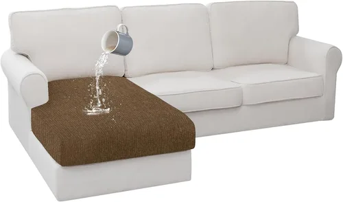 Vista 49 de Fundas de cojín impermeables para sofá, funda elástica lavable con diseño elástico antideslizante, protector de muebles para mascotas y niños
