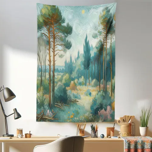 Vista 209 de Ambesonne Tapiz de arte afro, hombre negro fuerte con una corona de trazos impresión de pintura moderna, decoración de tela para colgar en la pared