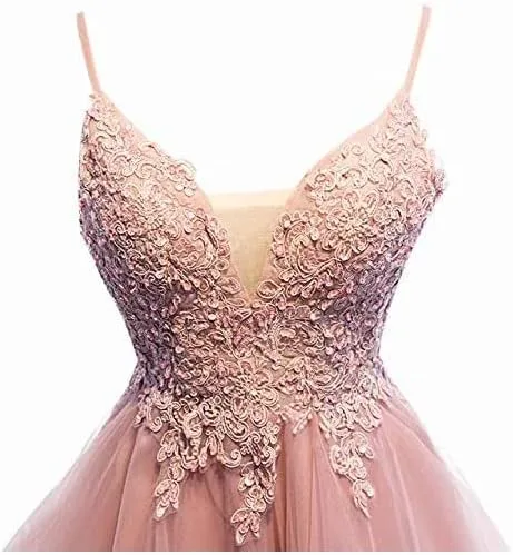 Vista 3 de Vestidos de dama de honor, vestidos de cóctel de tul para mujer, vestido de fiesta de noche, vestido de graduación, vestidos de invitados de boda