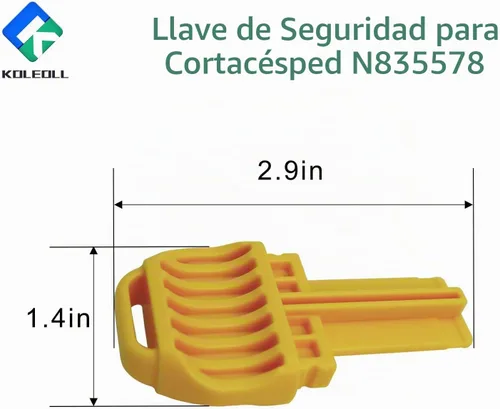 Vista 2 de N835578 Llave de seguridad para cortacésped