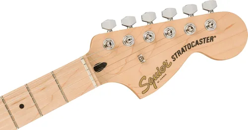 Vista 7 de Squier Affinity Series Stratocaster - Guitarra eléctrica, color blanco olímpico con diapasón de arce
