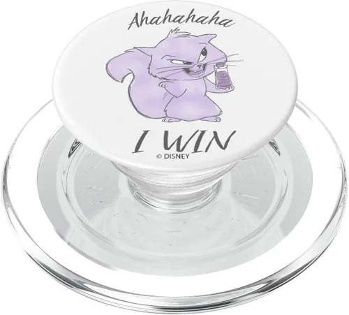 Vista 8 de Disney Emperors New Groove Cat Yzma Ahahahaha I Win PopSockets PopGrip: agarre intercambiable para teléfonos y tabletas