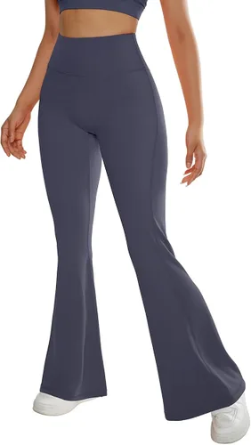 Vista 2 de SUUKSESS Leggings acampanados para mujer, pantalones de yoga de cintura alta con corte de bota y levantamiento de glúteos