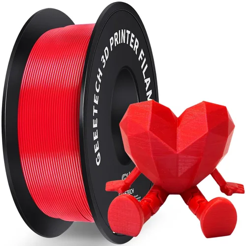 Vista 31 de GEEETECH Filamento PLA de seda plateado de 0.069 libras, filamento de seda brillante para impresora 3D, carrete de 2.2 libras, precisión dimensional