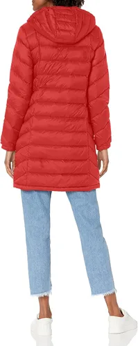 Vista 2 de Tommy Hilfiger Chaqueta larga acolchada de plumón para mujer