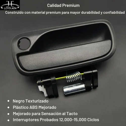 Vista 3 de 2 manijas exteriores de la puerta delantera izquierda para conductor y pasajero derecho para Toyota Tundra 2000-2003, para camioneta Tundra