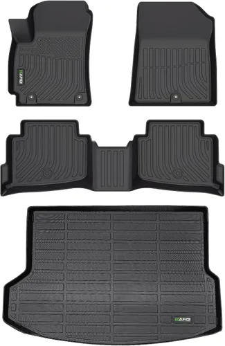 Vista 95 de HAFIDI® Juego de alfombrillas y forro de carga para Kia EV9 2024 2025 2026 (no apto para sillas de relajación), protección para todo tipo de clima