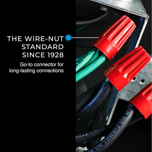 Vista 3 de 76B® Red Wire-nut® Conectores de alambre (tarro de 100)