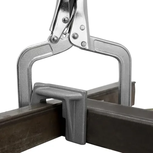 Vista 4 de Strong Hand Tools JointMaster, herramienta de sujeción de ángulo de 90 grados, profundidad de garganta: 3", capacidad máxima: 1-1/4", OAL: 8-1/2