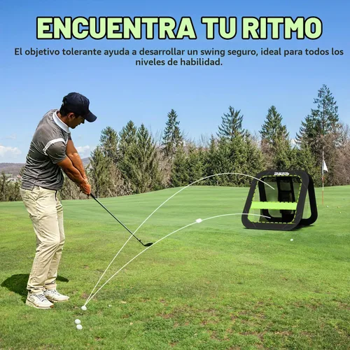 Vista 6 de BAYINBULAK Red de práctica de astillado de golf, accesorios de golf para hombres, 1 paquete