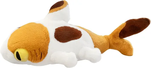 Vista 17 de Juguetes de peluche de Sharkitty, juguetes de peluche combinados de tiburón y gato (negro 27.5 pulgadas)