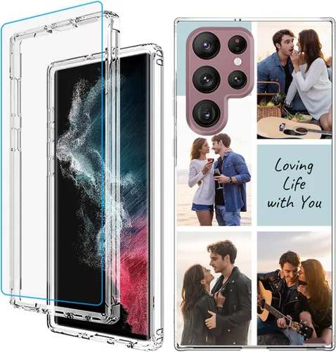 Vista 14 de Funda para teléfono con foto personalizada para Samsung Galaxy S22 5G, cubierta personalizada con imagen, texto, logotipo