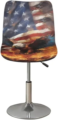 Vista 159 de American Eagle - Juego de 2 fundas para taburetes de bar para sillas de comedor, impermeables, antideslizantes, tamaño universal