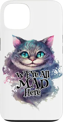 Vista 7 de Cheshire cat We're All MAD Here Alicia in Wonderland - Carcasa para iPhone 17