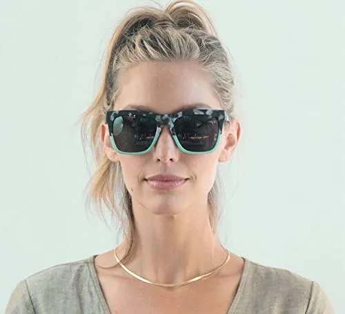 Vista 4 de Peepers by PeeperSpecs Women's Cape May Square UV400 Reading Sunglasses