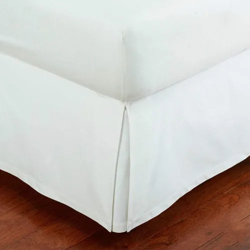 Vista 7 de Linen Plus - Falda de cama plisada de lujo de 14.0 pulgadas. De caída plisada, guardapolvos, color sólido., Negro, Completo