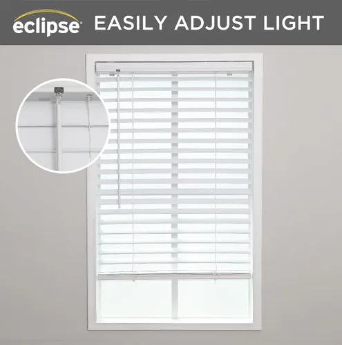 Vista 3 de Eclipse Persianas de Vinilo Premium de 2 Pulgadas para Filtrado de Luz y Privacidad, Persianas Duraderas para Oscurecer Habitaciones para el Hogar u