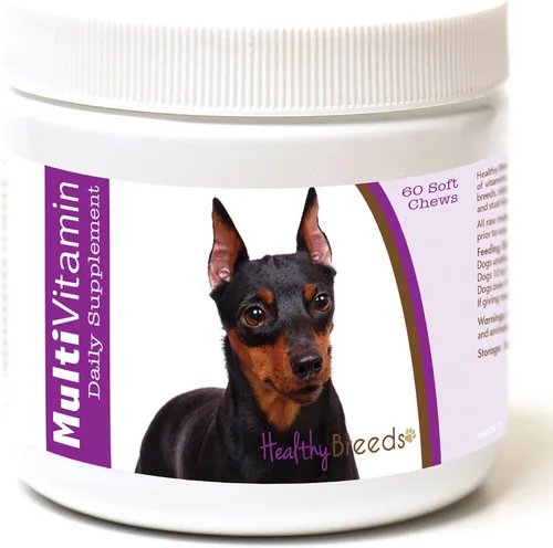 Vista 118 de Healthy Breeds Affenpinscher - Masticables blandos multivitamínicos, 60