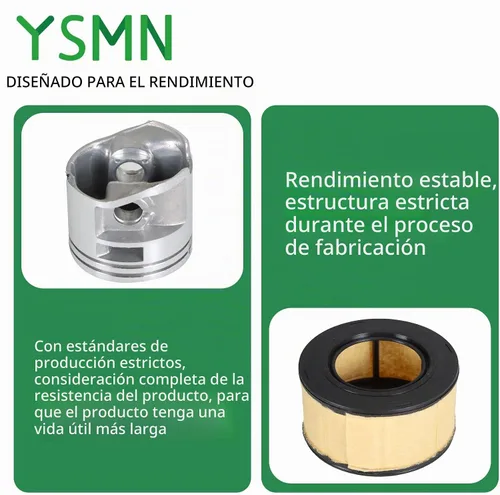 Vista 5 de Kit de pistón de cilindro YSMN 1.732 in reemplazo para Stihl MS251 MS 251