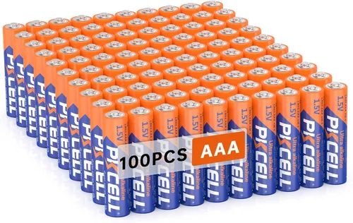 Vista 11 de PKCELL - Paquete de 8 baterías AAA, baterías Triple A, batería alcalina de alto rendimiento de 1.5V para linternas, teclados, relojes, juguetes