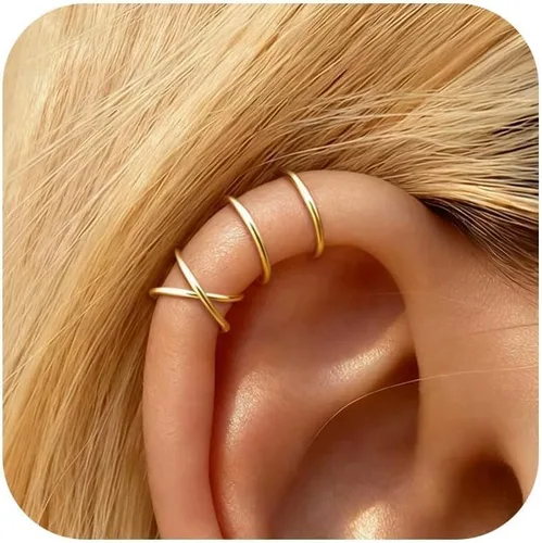 Vista 7 de Ear Cuffs Non Piercing Ear Cuff Earrings for Teen Girl Gifts Trendy Stuff