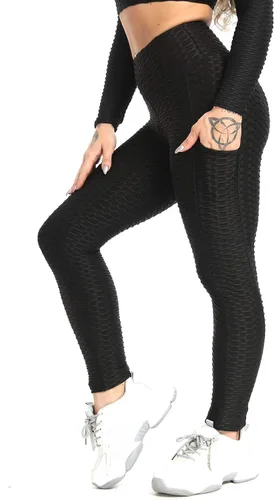 Vista 80 de SEASUM - Pantalones de yoga de cintura alta para mujer, con control de abdomen y realce de glúteos, leggings favorecedores para entrenar y correr