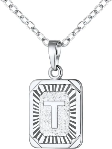 Vista 27 de U7 Initial Necklaces for Women a. Oro